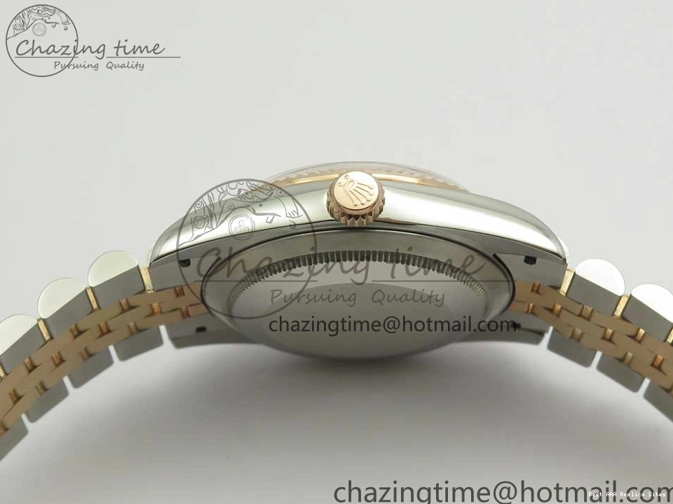 Best AAA Replica Sites 116231 Bracelet Diam on GMF Dial Wrapped 904 3274 SS RG Black FashionForward 36mm SS Wrapped Jubilee A DateJust MOP RG 0121